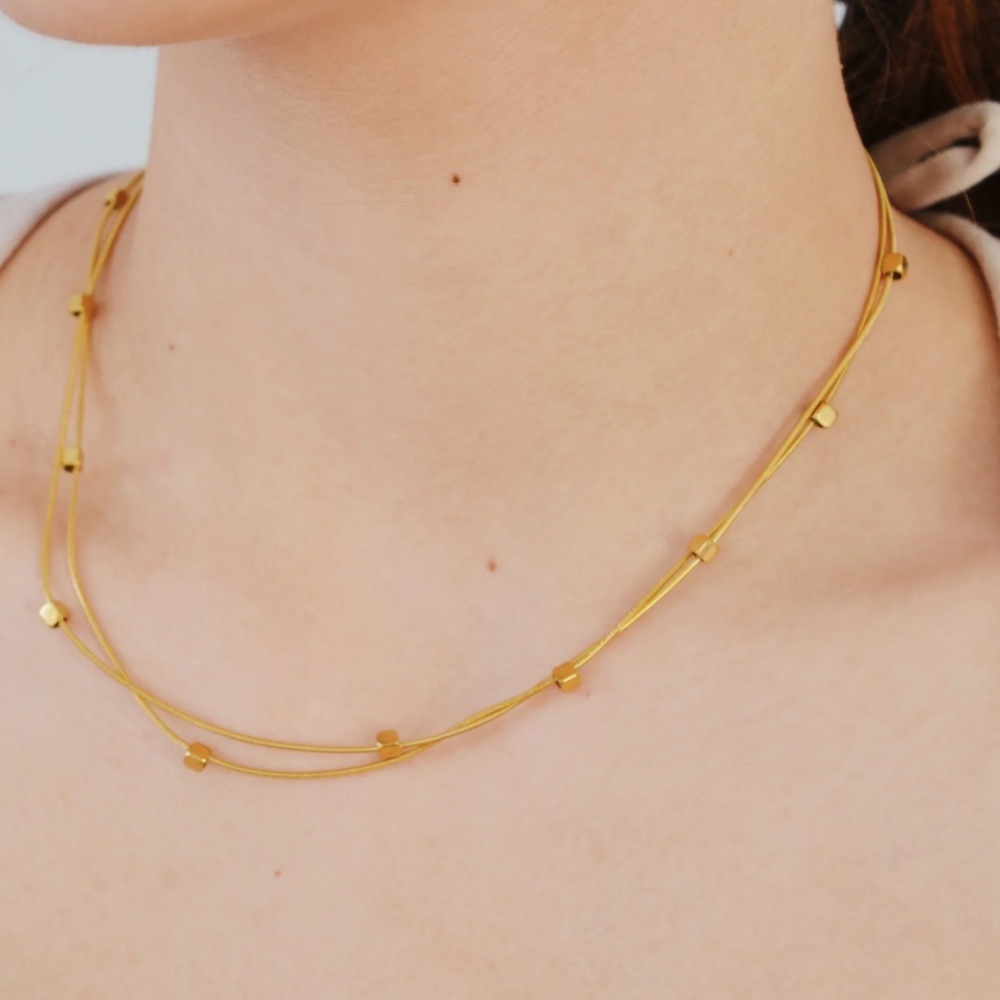 Gold Kalina Necklace